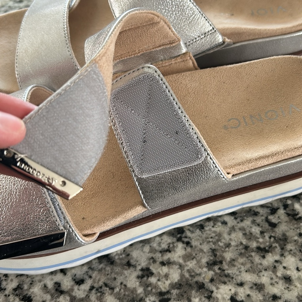 Vionic Silver Platform Sandals - image 5